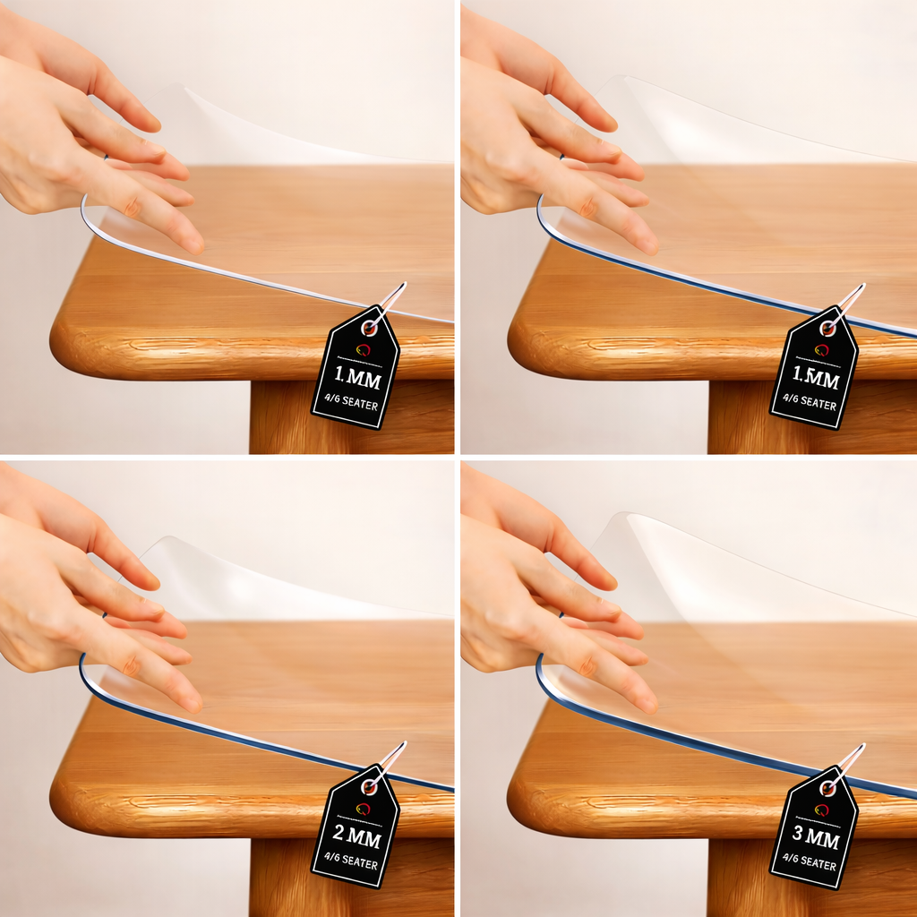 PVC Transparent Table Cover - Image 4